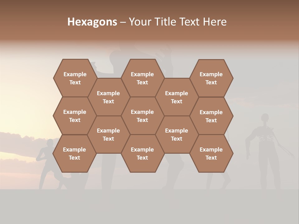 Zombies With A Sky Background PowerPoint Template