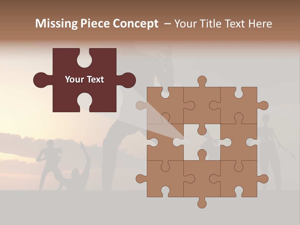 Zombies With A Sky Background PowerPoint Template