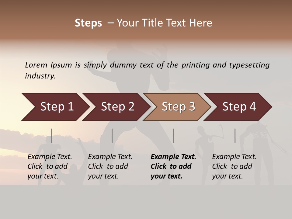 Zombies With A Sky Background PowerPoint Template