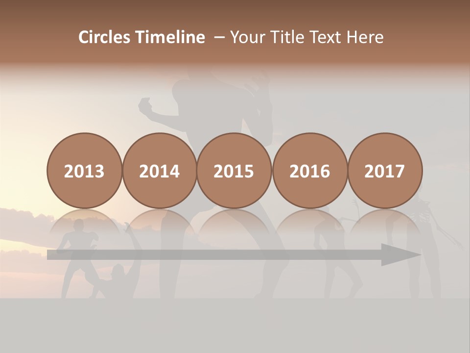 Zombies With A Sky Background PowerPoint Template