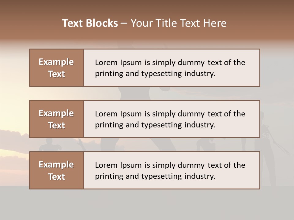 Zombies With A Sky Background PowerPoint Template