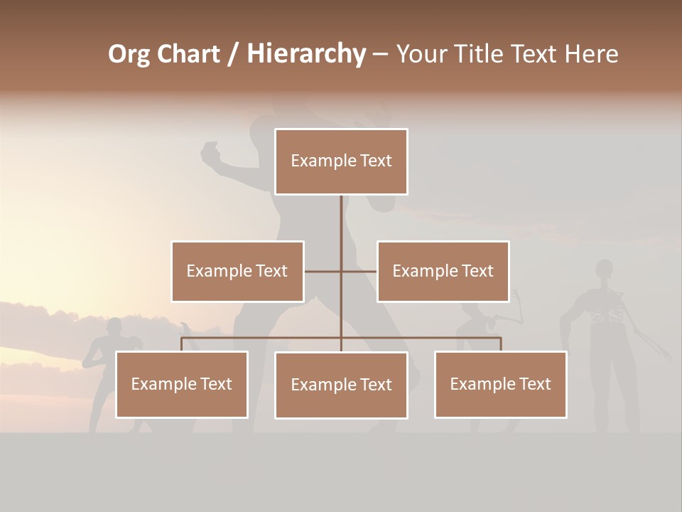 Zombies With A Sky Background PowerPoint Template