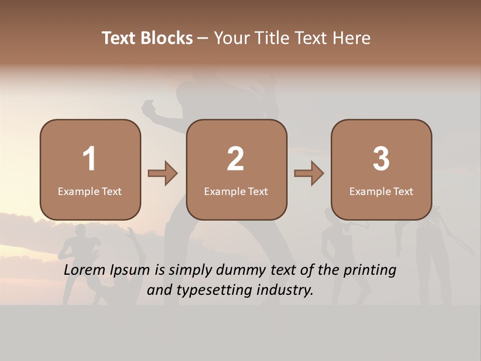 Zombies With A Sky Background PowerPoint Template