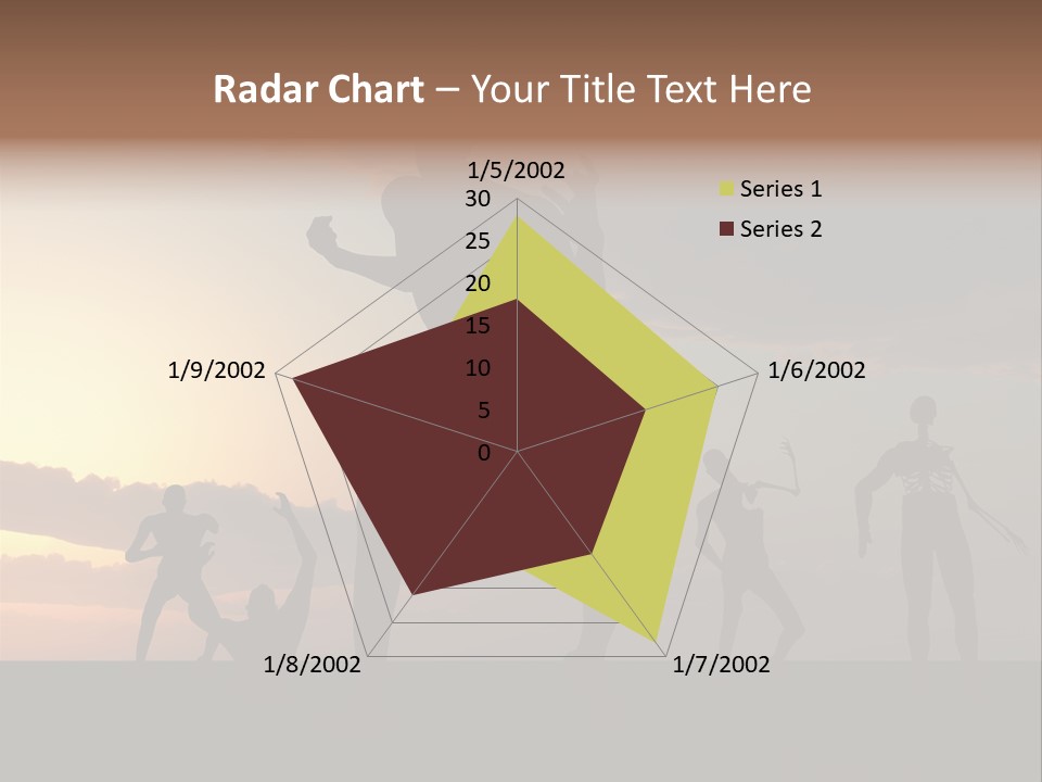 Zombies With A Sky Background PowerPoint Template