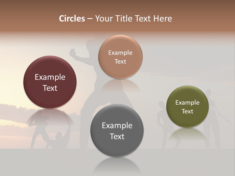 Zombies With A Sky Background PowerPoint Template