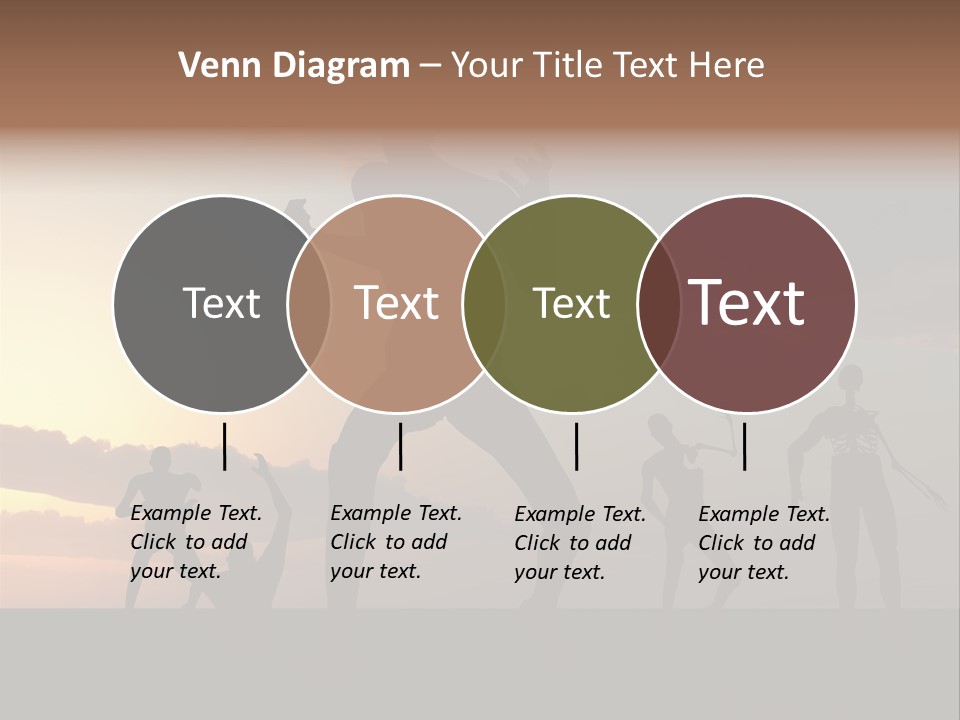 Zombies With A Sky Background PowerPoint Template