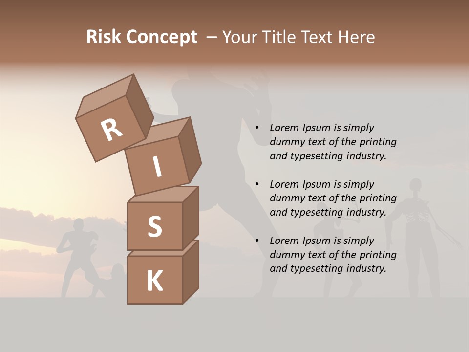 Zombies With A Sky Background PowerPoint Template