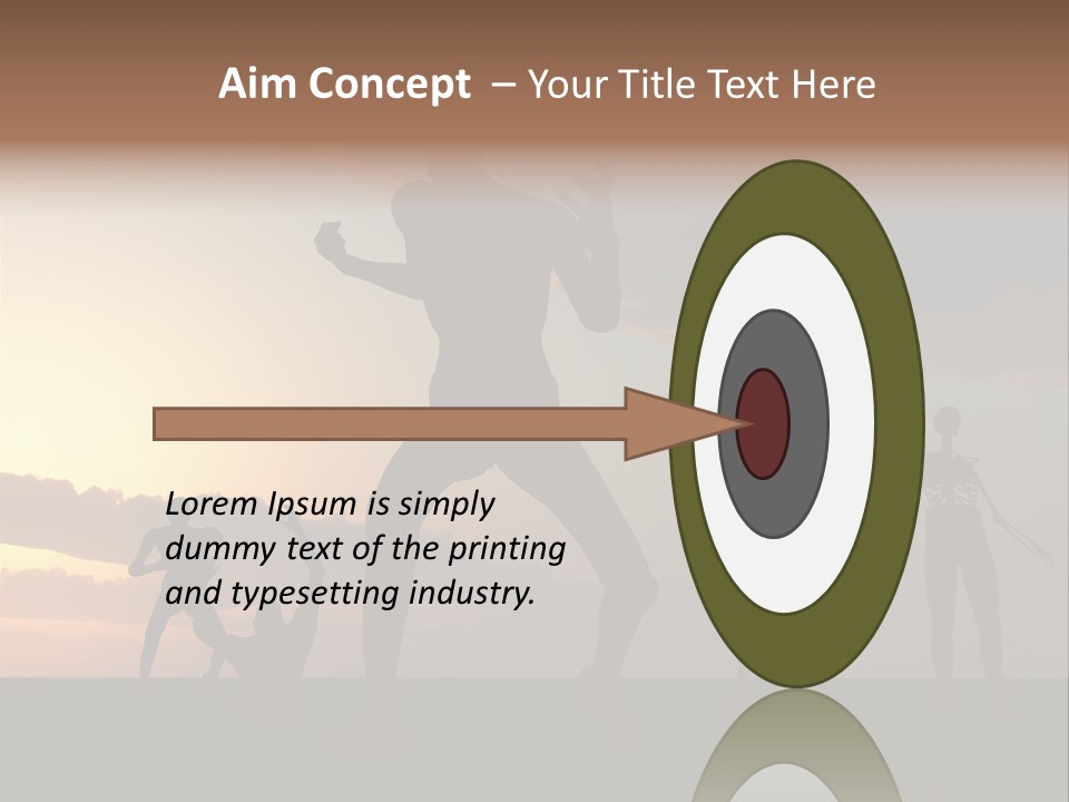 Zombies With A Sky Background PowerPoint Template