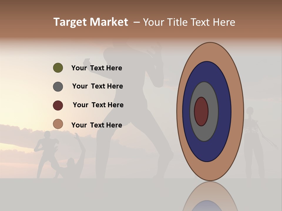 Zombies With A Sky Background PowerPoint Template