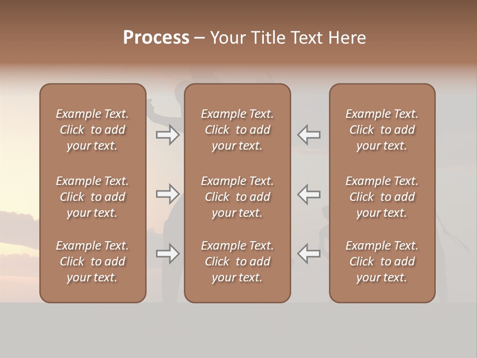 Zombies With A Sky Background PowerPoint Template