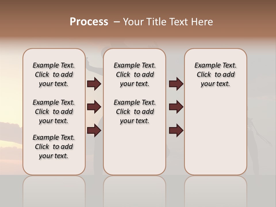 Zombies With A Sky Background PowerPoint Template