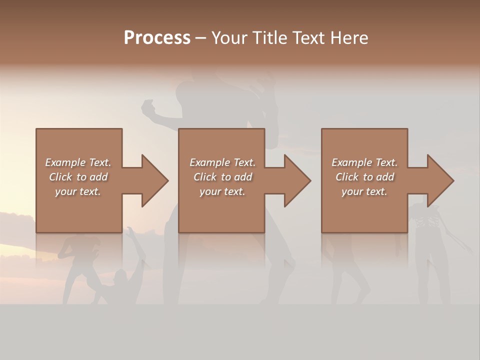 Zombies With A Sky Background PowerPoint Template