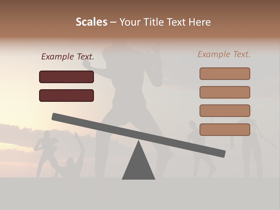 Zombies With A Sky Background PowerPoint Template