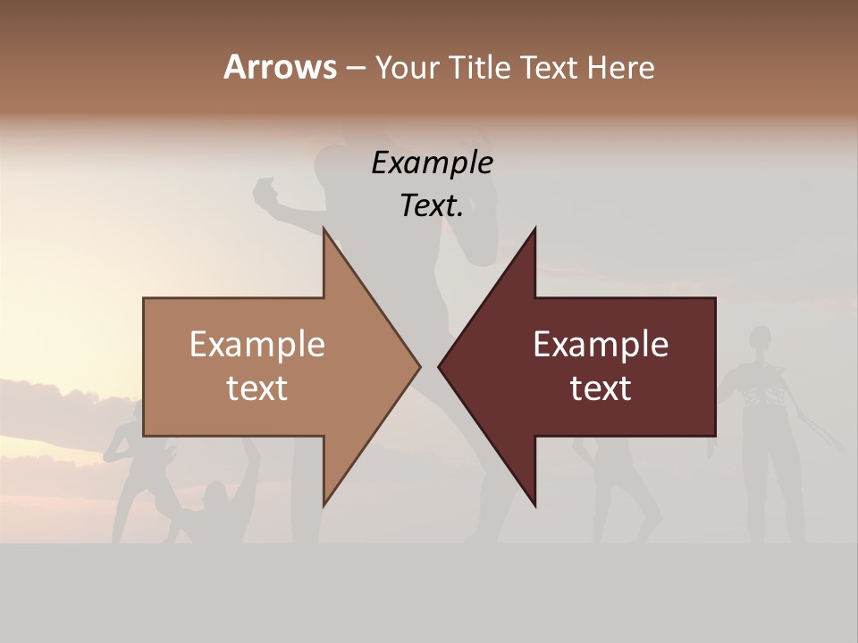Zombies With A Sky Background PowerPoint Template