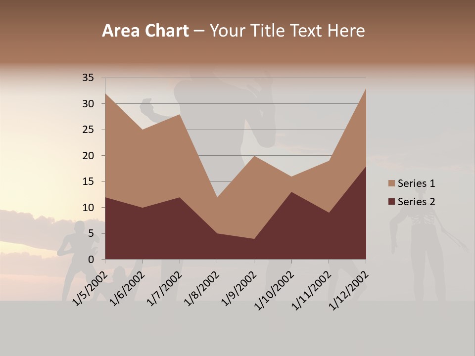 Zombies With A Sky Background PowerPoint Template