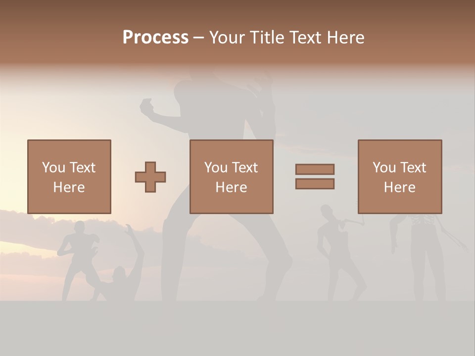 Zombies With A Sky Background PowerPoint Template
