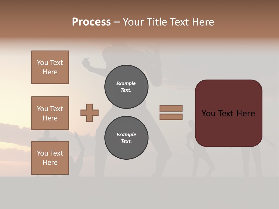 Zombies With A Sky Background PowerPoint Template