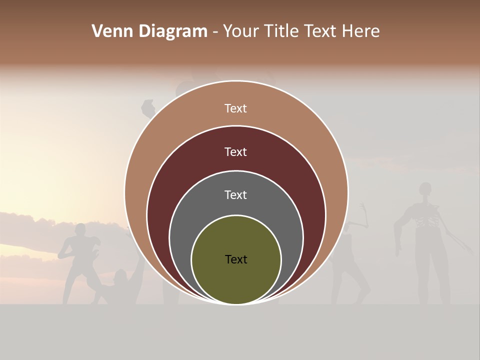 Zombies With A Sky Background PowerPoint Template