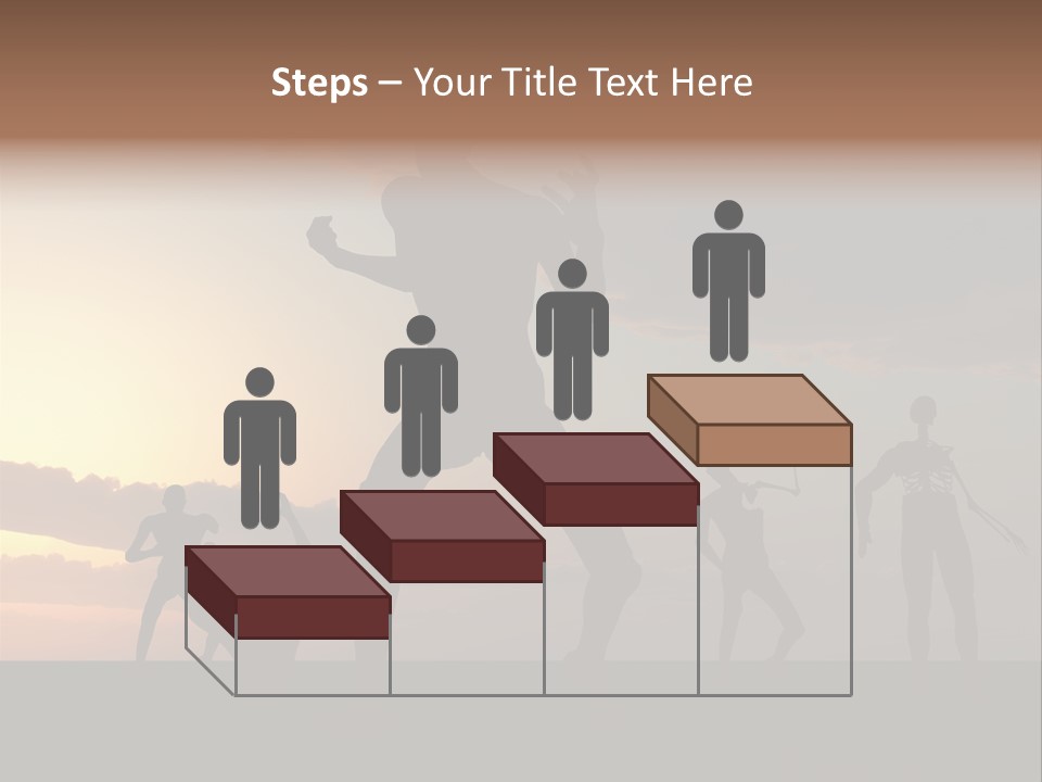 Zombies With A Sky Background PowerPoint Template