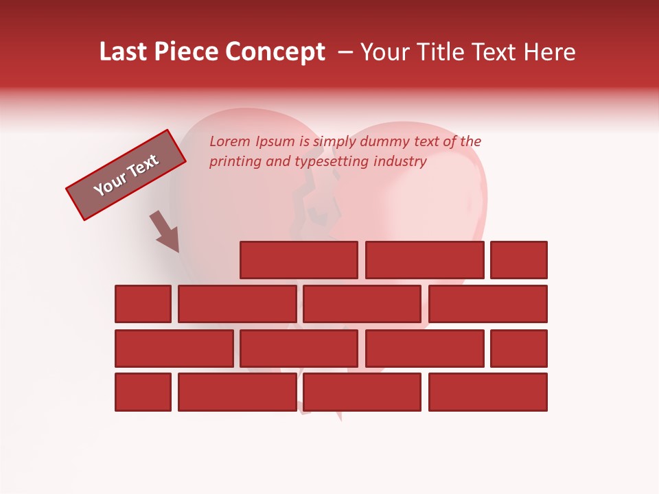 Broken Heart PowerPoint Template