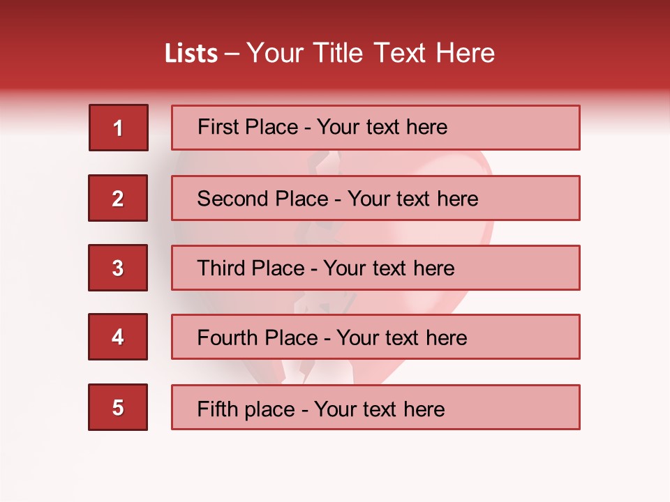 Broken Heart PowerPoint Template