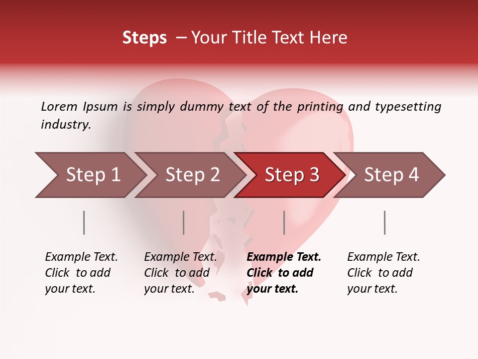 Broken Heart PowerPoint Template
