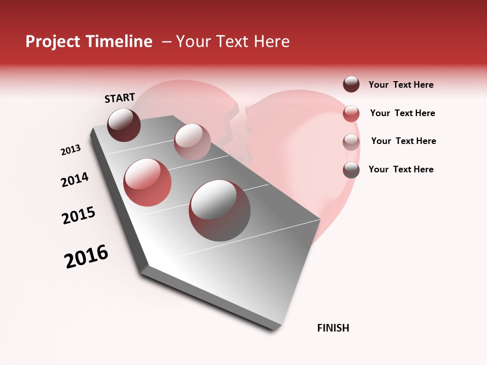 Broken Heart PowerPoint Template
