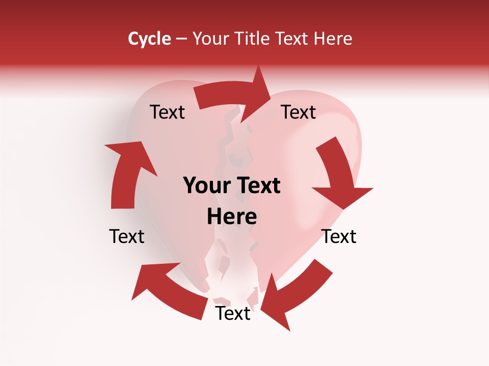 Broken Heart PowerPoint Template