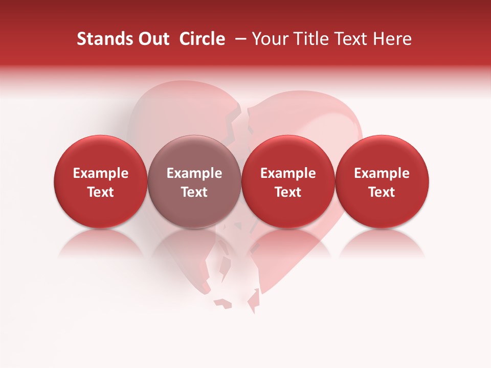 Broken Heart PowerPoint Template