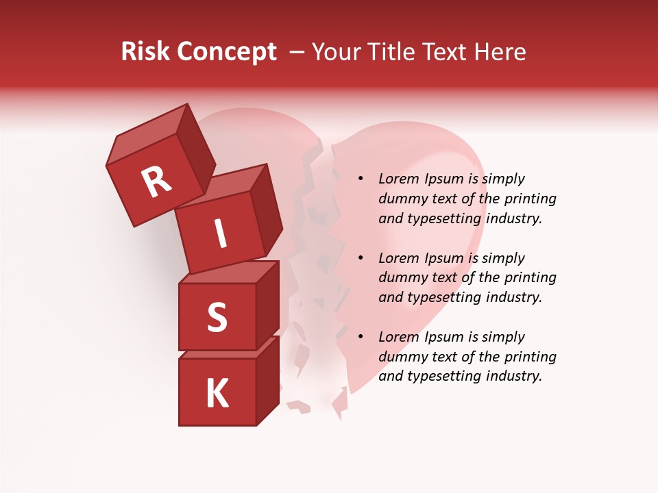 Broken Heart PowerPoint Template