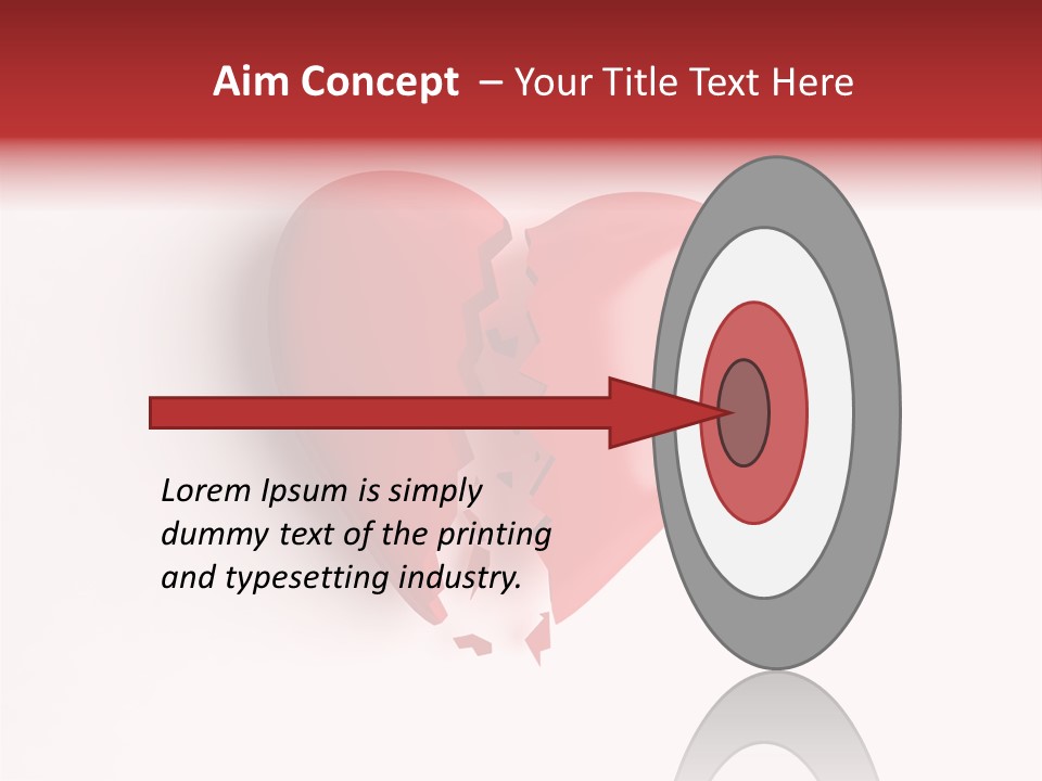 Broken Heart PowerPoint Template