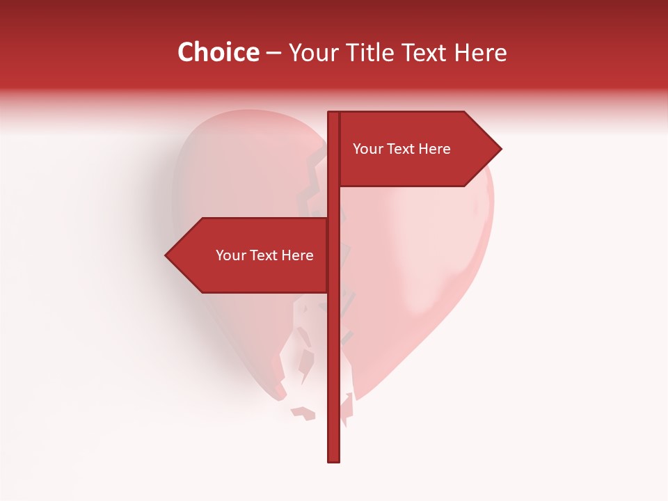 Broken Heart PowerPoint Template