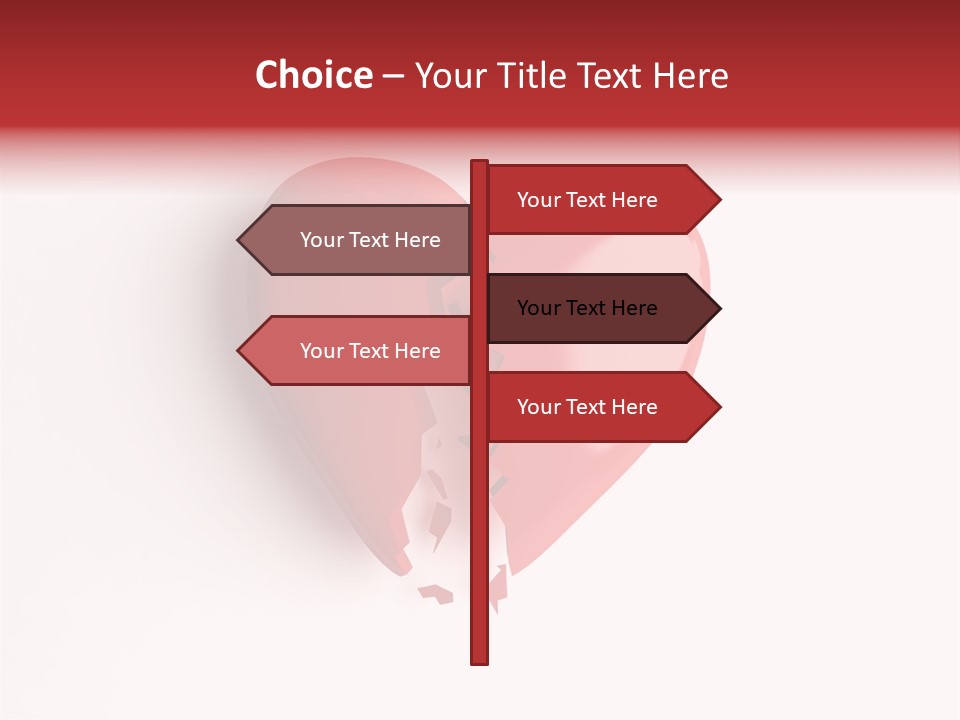 Broken Heart PowerPoint Template