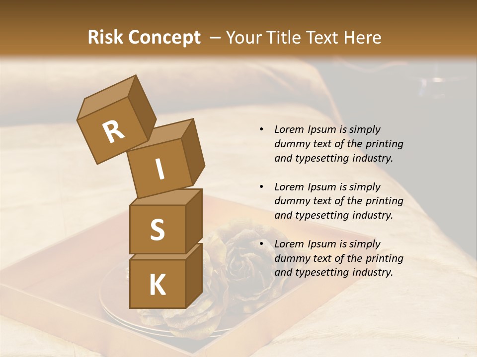 A Bed With A Tray Of Pine Cones On Top Of It PowerPoint Template