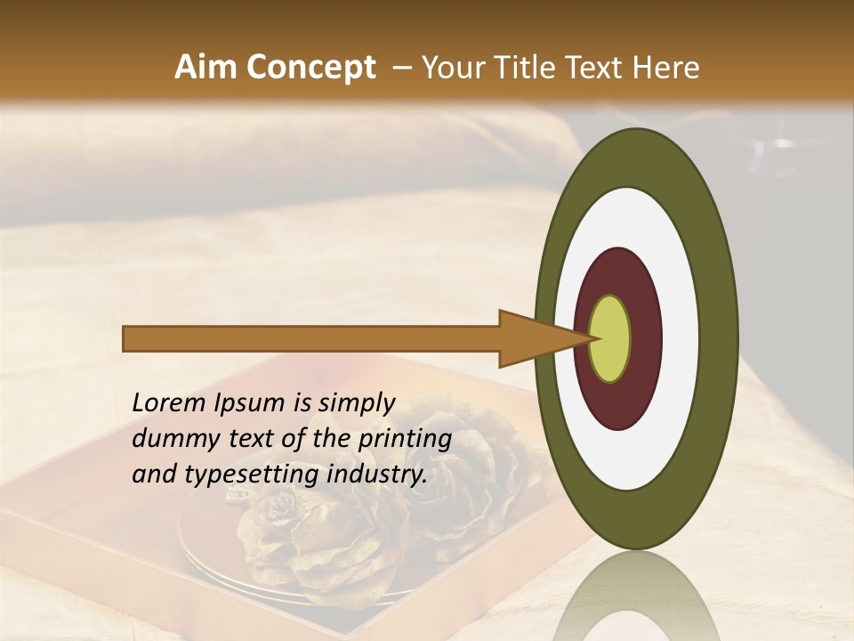 A Bed With A Tray Of Pine Cones On Top Of It PowerPoint Template