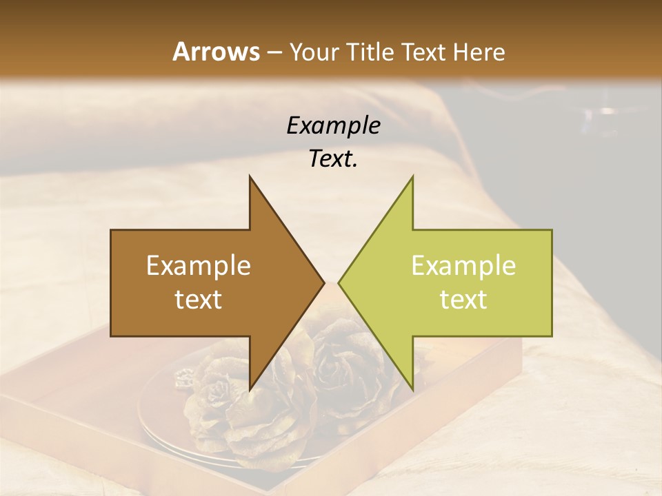 A Bed With A Tray Of Pine Cones On Top Of It PowerPoint Template