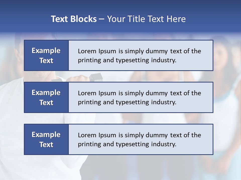 Man Lifting Free Weights At The Gym With A Group Of People Behind Him PowerPoint Template