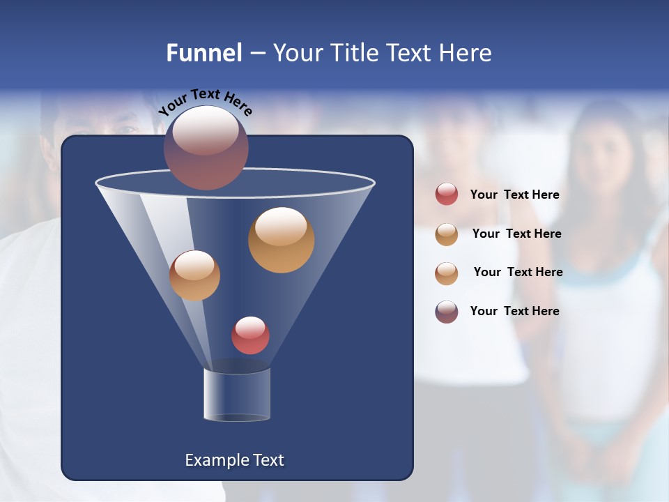Man Lifting Free Weights At The Gym With A Group Of People Behind Him PowerPoint Template