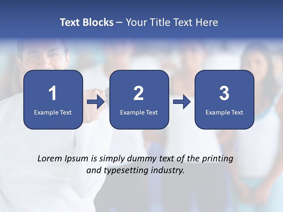Man Lifting Free Weights At The Gym With A Group Of People Behind Him PowerPoint Template