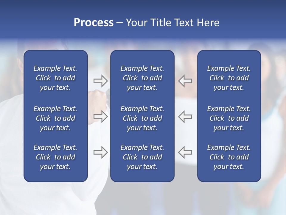Man Lifting Free Weights At The Gym With A Group Of People Behind Him PowerPoint Template