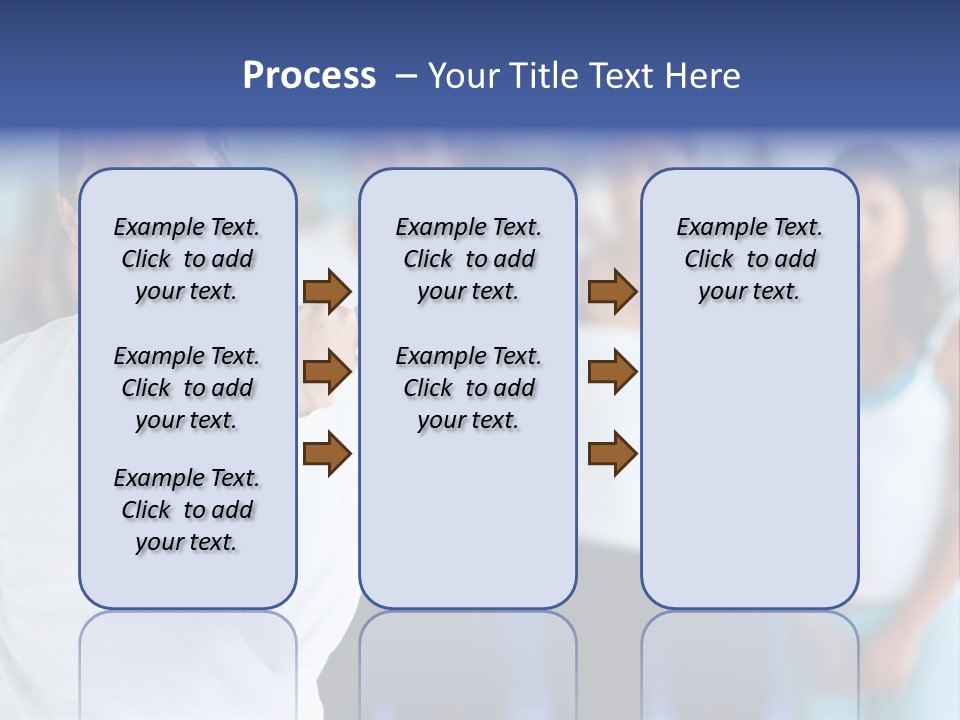 Man Lifting Free Weights At The Gym With A Group Of People Behind Him PowerPoint Template