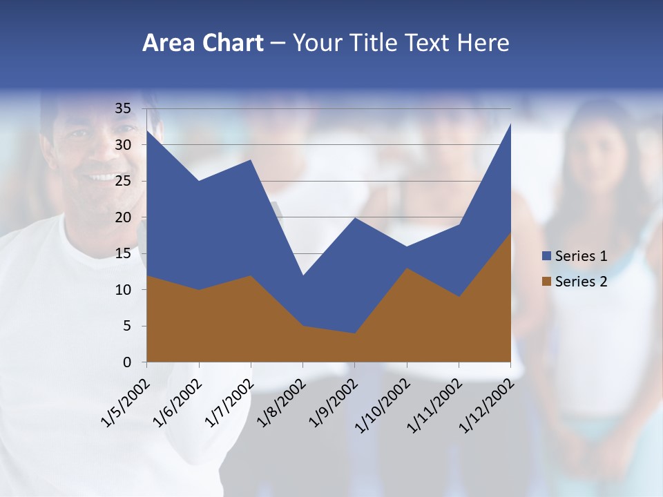 Man Lifting Free Weights At The Gym With A Group Of People Behind Him PowerPoint Template