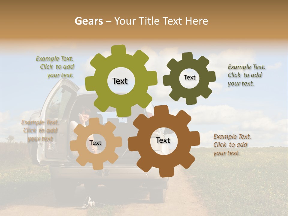 Bee Pattern PowerPoint Template