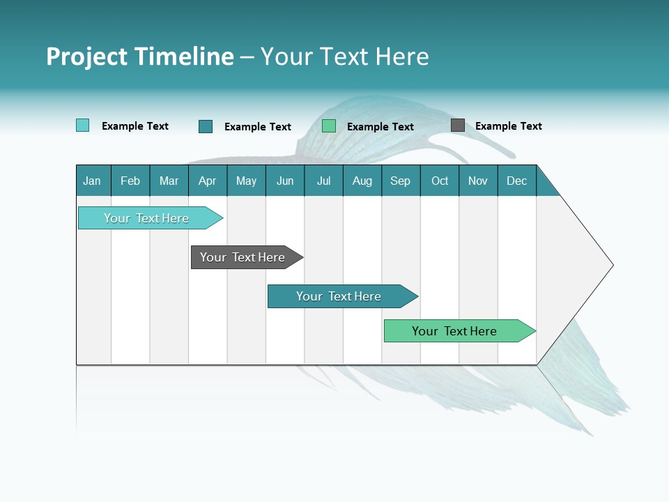Close-Up On A Fish Skin - Blue Siamese Fighting Fish - Betta Splendens In Front Of A White Background PowerPoint Template