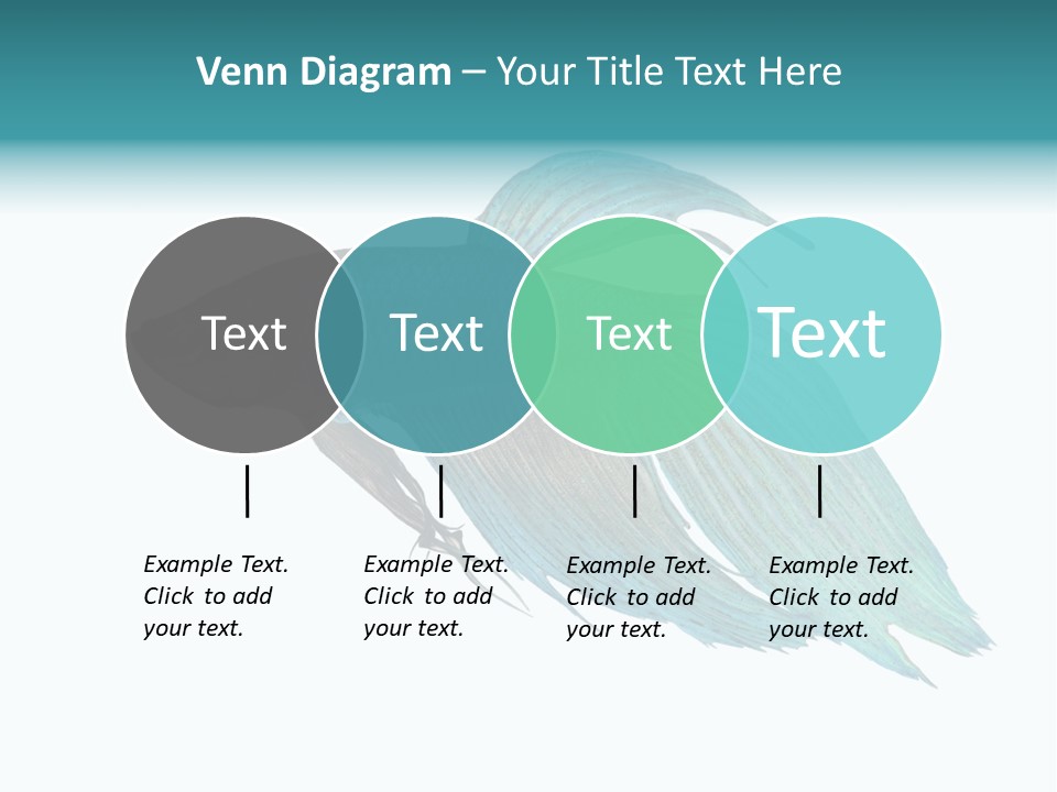 Close-Up On A Fish Skin - Blue Siamese Fighting Fish - Betta Splendens In Front Of A White Background PowerPoint Template