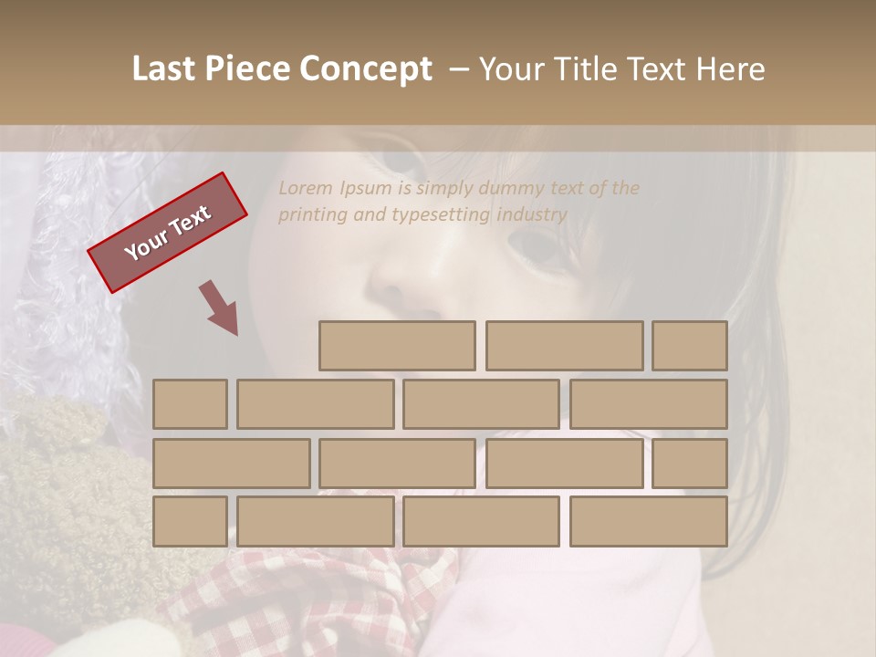 A Young Asian Child Holds Her Hand Up As Defense From Abuse PowerPoint Template