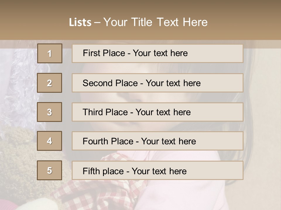 A Young Asian Child Holds Her Hand Up As Defense From Abuse PowerPoint Template
