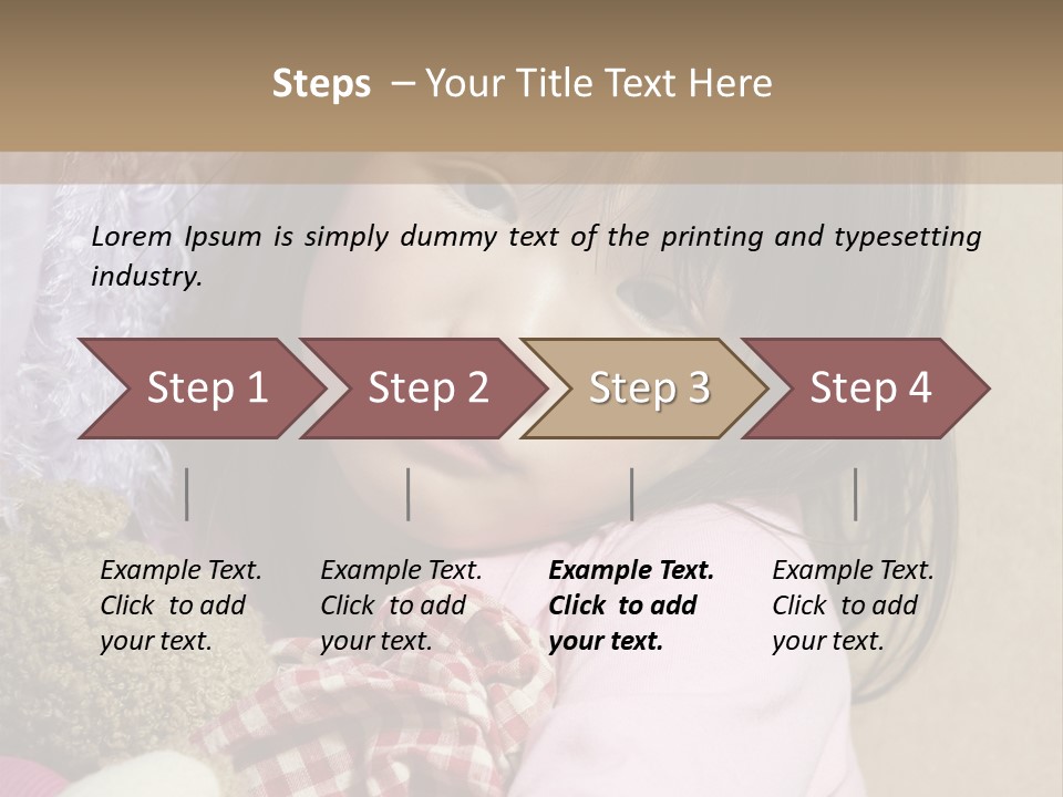 A Young Asian Child Holds Her Hand Up As Defense From Abuse PowerPoint Template