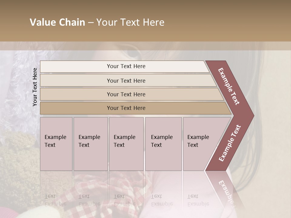A Young Asian Child Holds Her Hand Up As Defense From Abuse PowerPoint Template