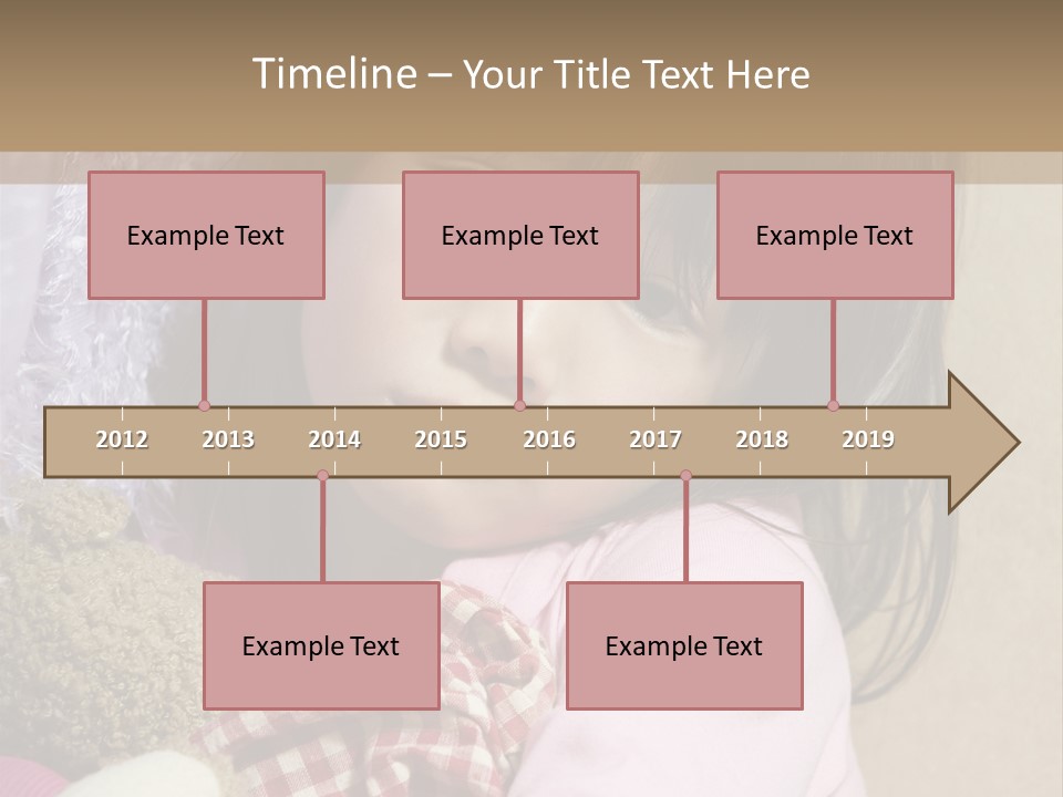 A Young Asian Child Holds Her Hand Up As Defense From Abuse PowerPoint Template